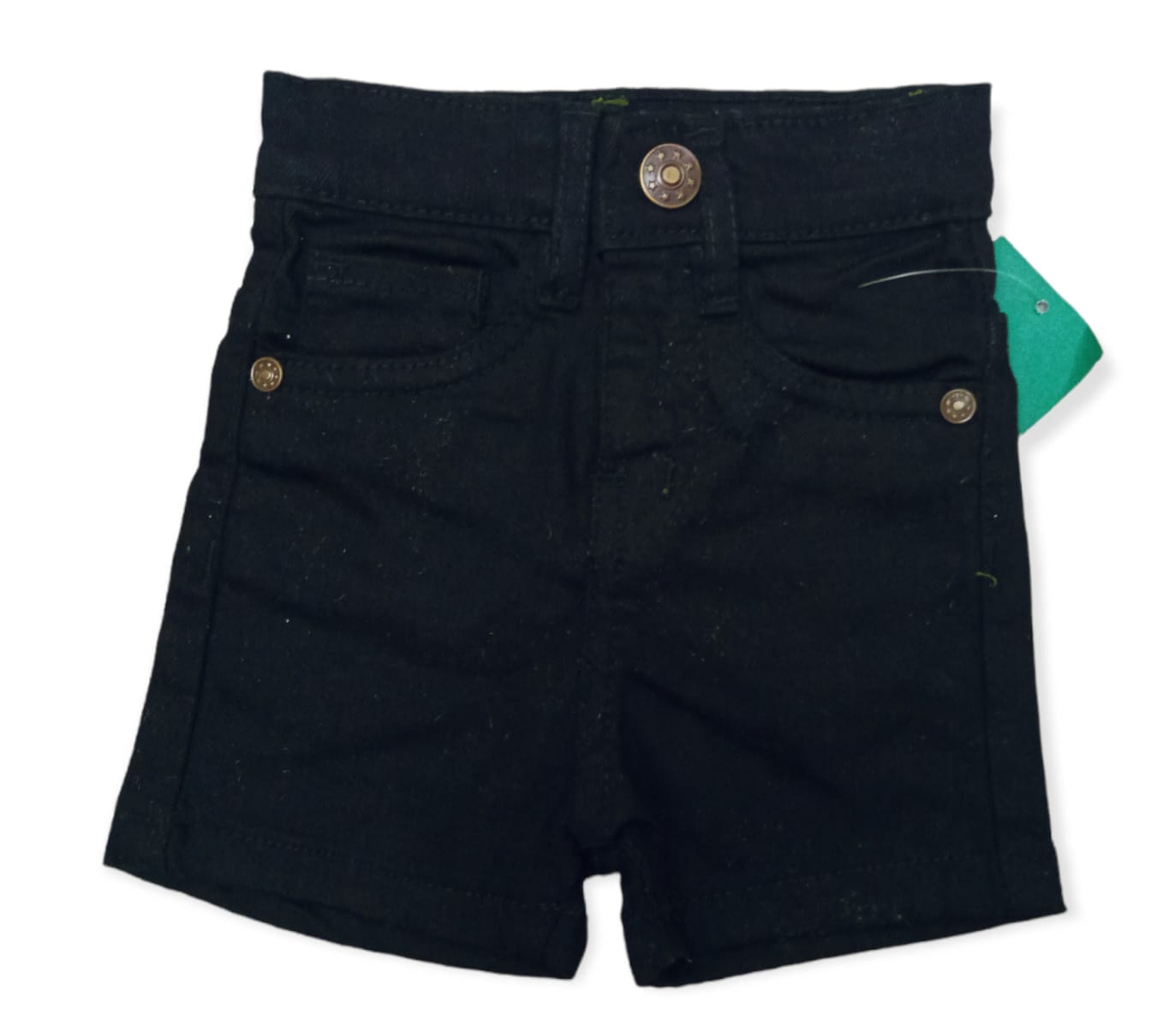 Black Denim Short