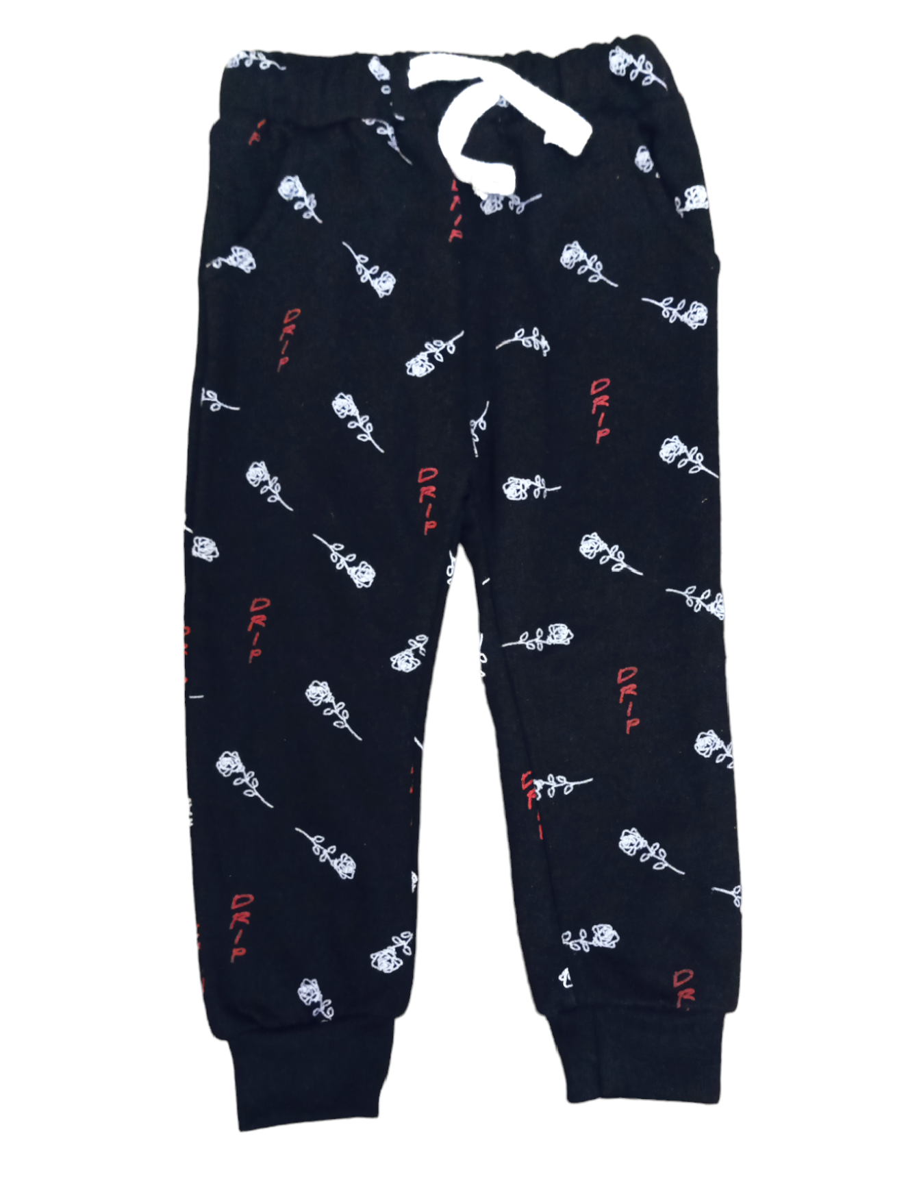 Black Fleece Flowers Trouser - Lft